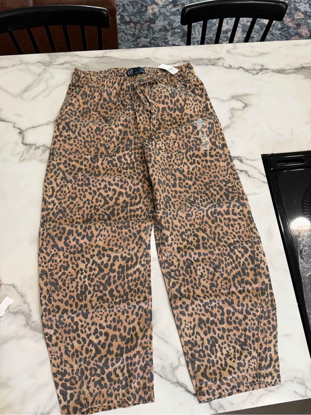 GAP Leopard Print Brown & Black Women's Jeans